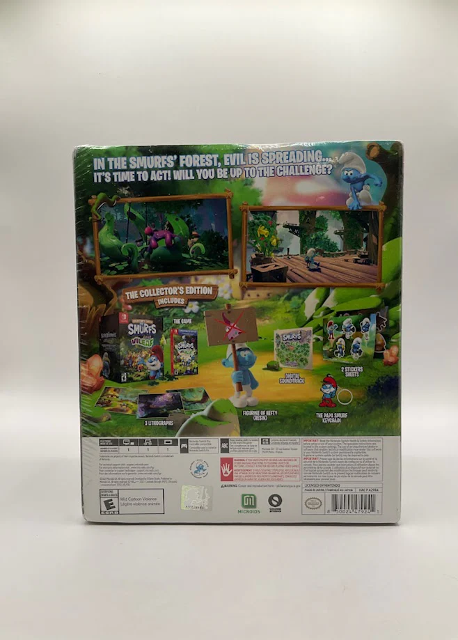 The Smurfs Mission Vileaf [Collector's Edition] Nintendo Switch Sealed - Image 3