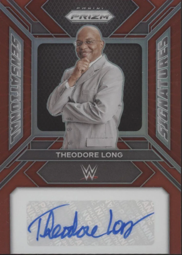 Theodore Long 2024 Panini Prizm Sensational Signatures Red Prizm Auto 09/99