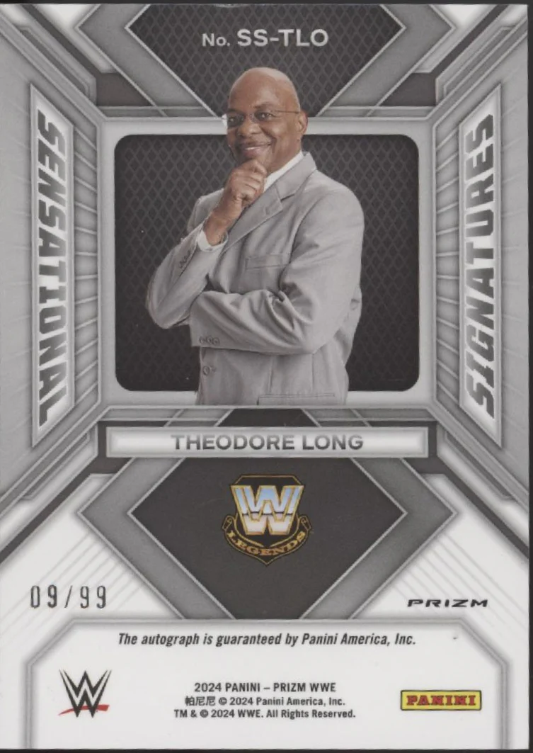 Theodore Long 2024 Panini Prizm Sensational Signatures Red Prizm Auto 09/99 - Image 2
