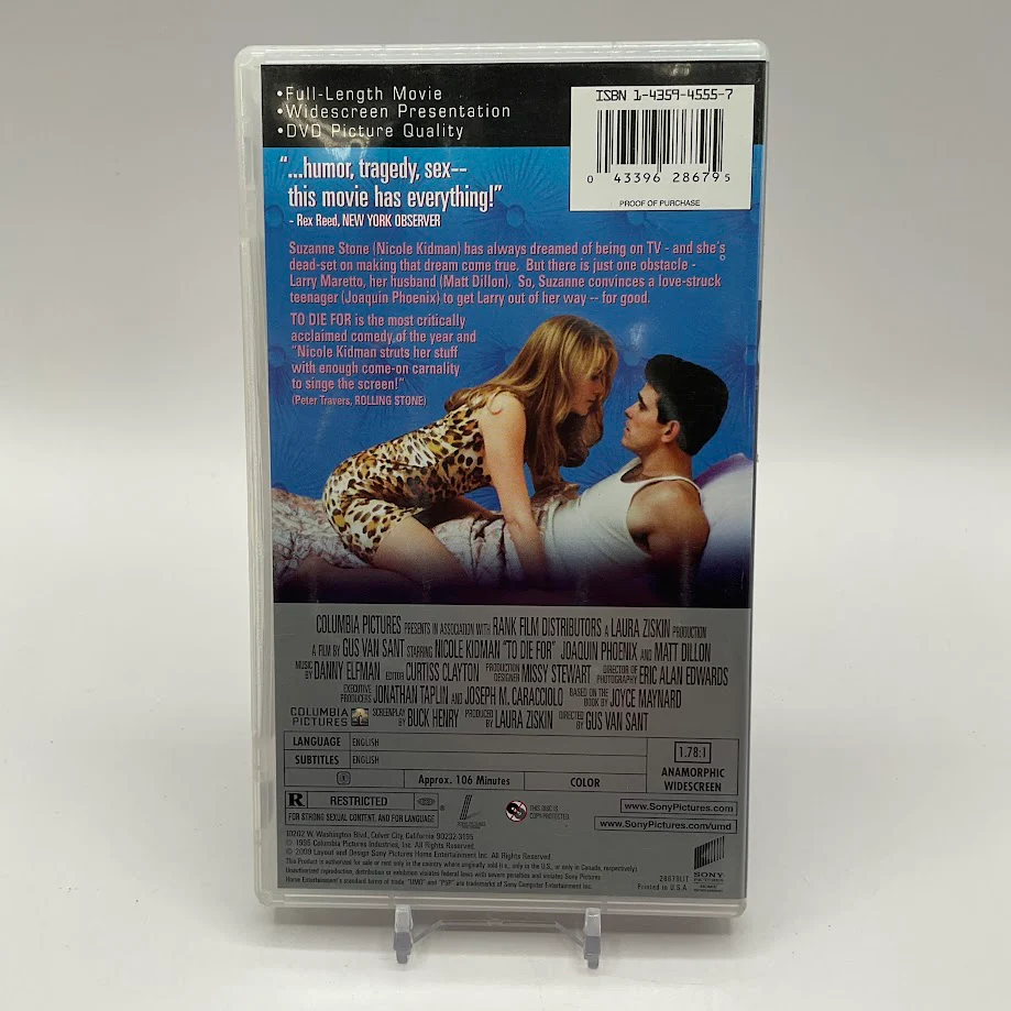 To Die For [UMD] PSP Used - Image 2