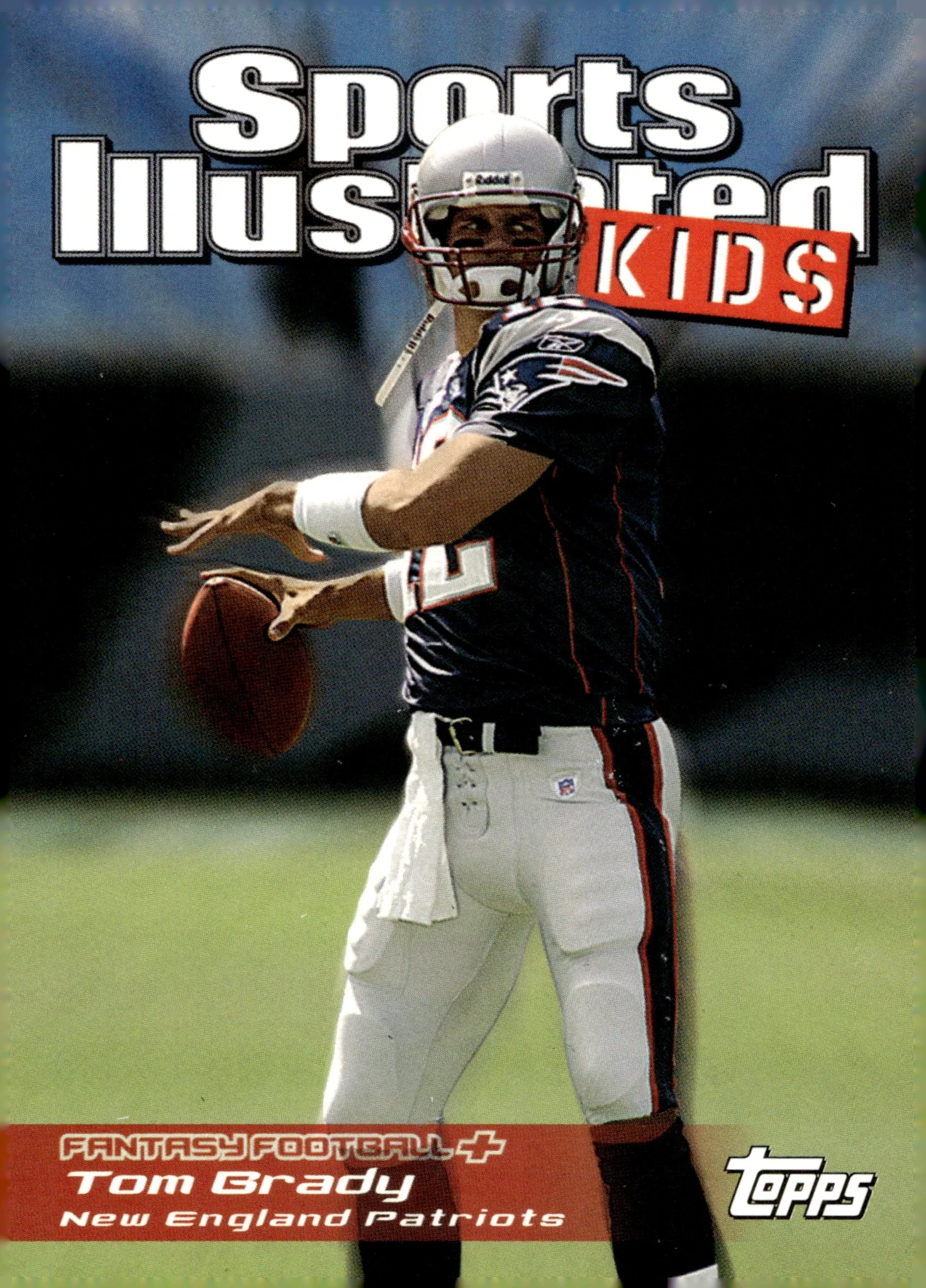 Tom Brady 2006 Topps Sports Illustrated Kids Fantasy Football+ #S123 #2