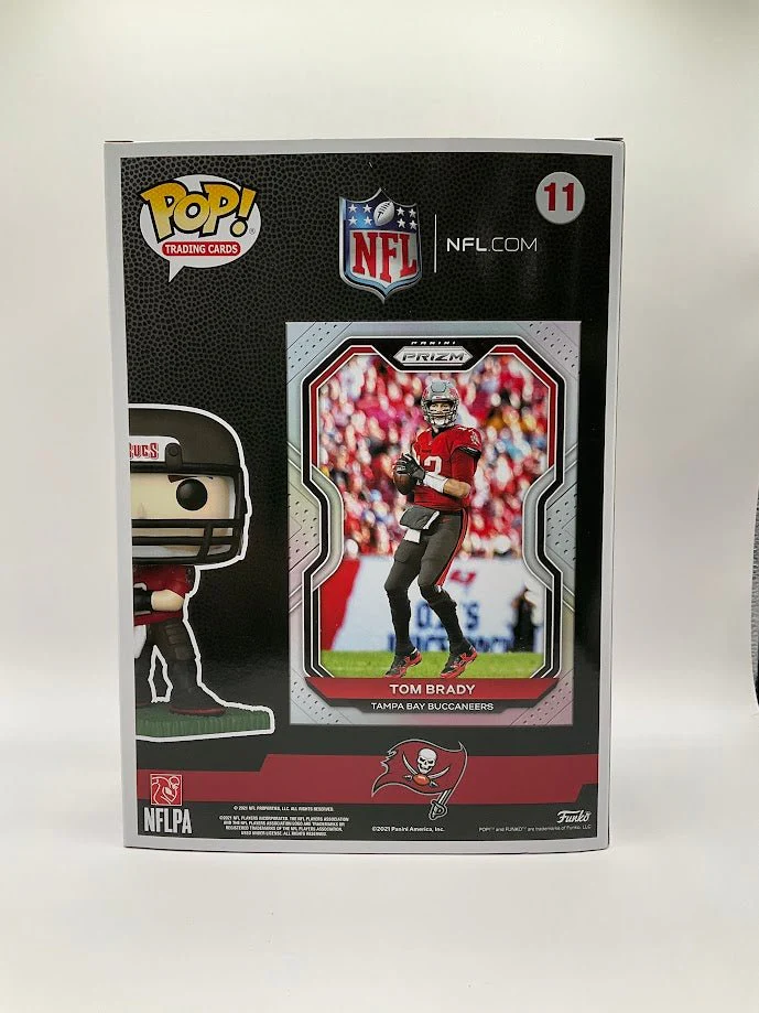 Tom Brady Funko Pop! Trading Cards Tampa Bay Buccaneers #11 - Image 3