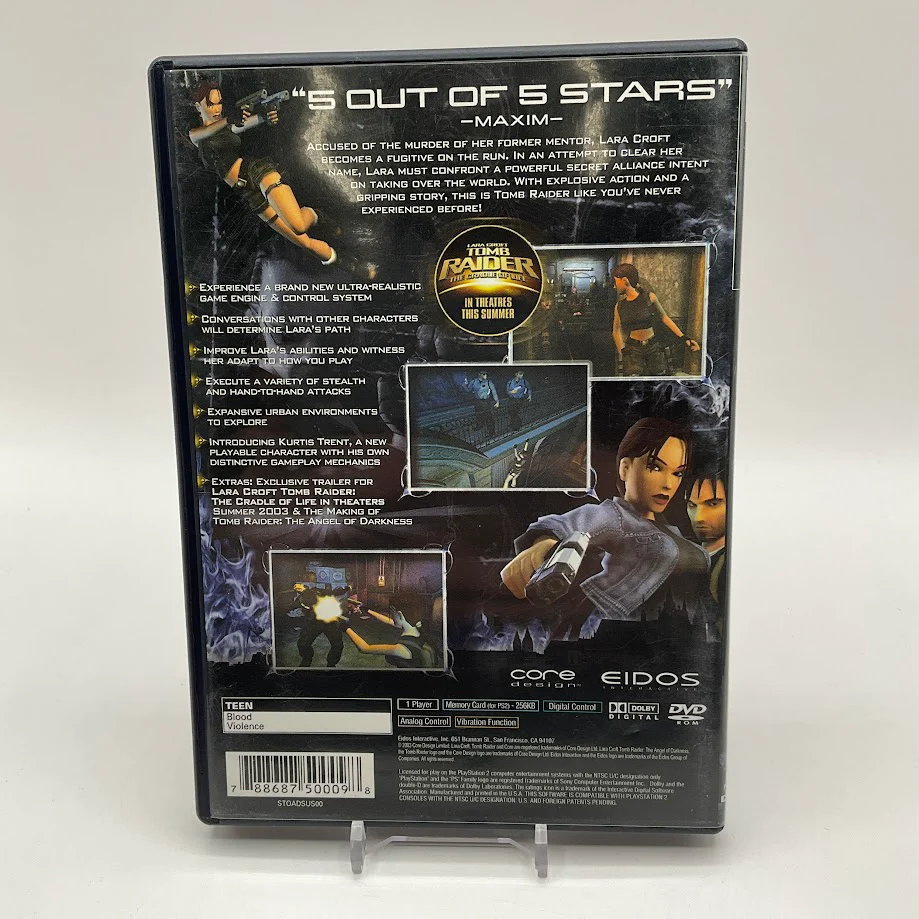 Tomb Raider Angel of Darkness Playstation 2 Used - Image 2