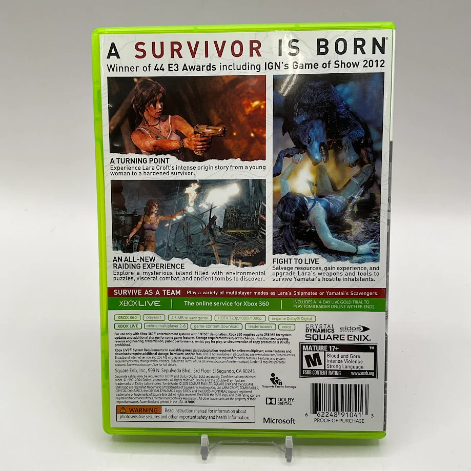 Tomb Raider Xbox 360 Used #1 - Image 2