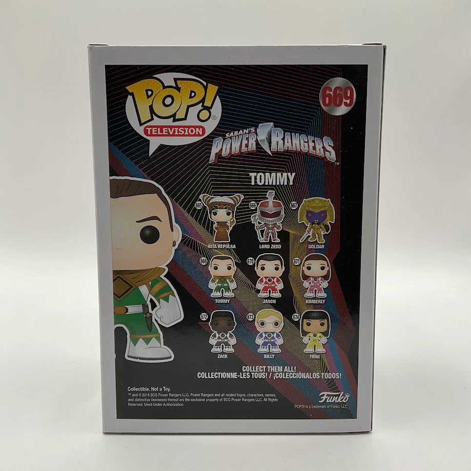 Tommy Funko Pop! Saban's Power Rangers #669 25 Years Galactic Toys - Image 3