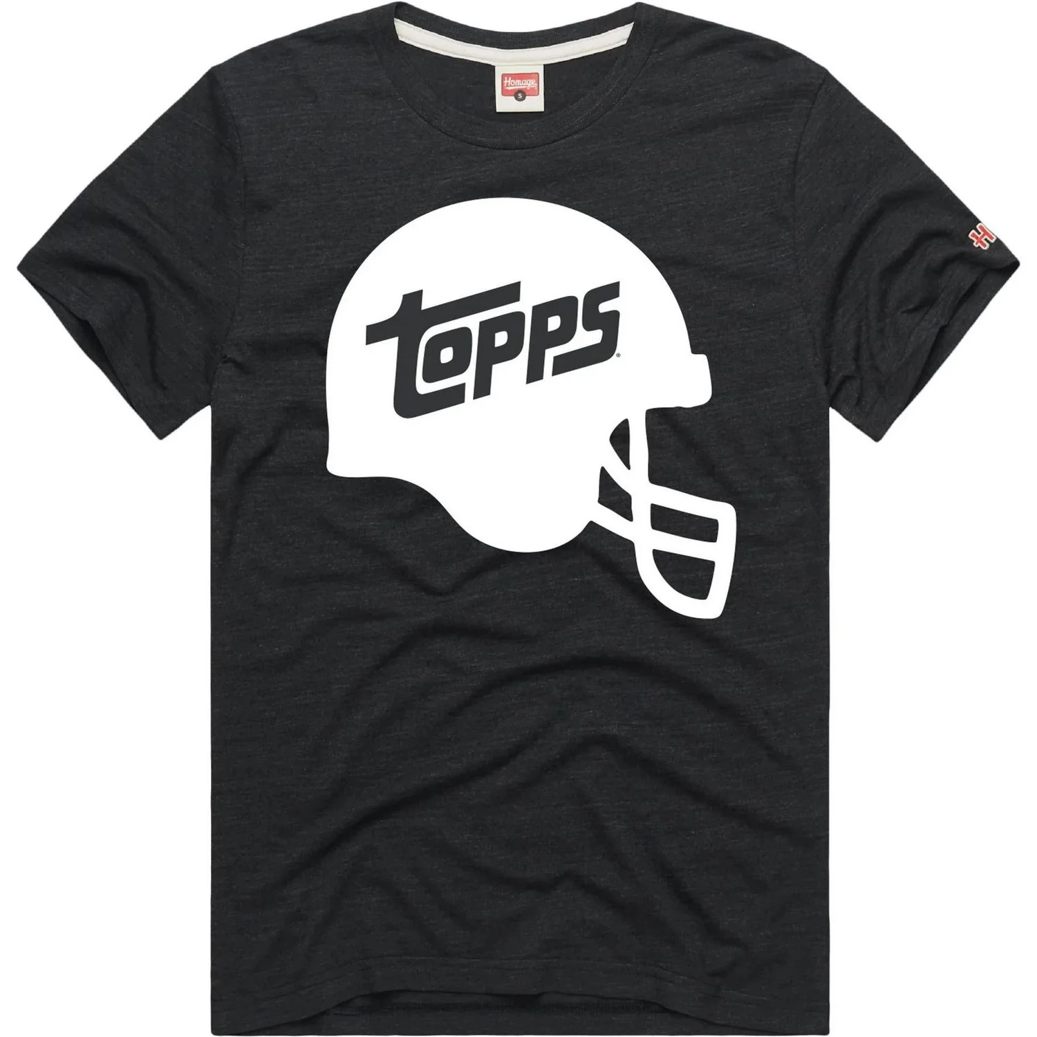 Topps Football Helmet T-Shirt (Charcoal) - XL