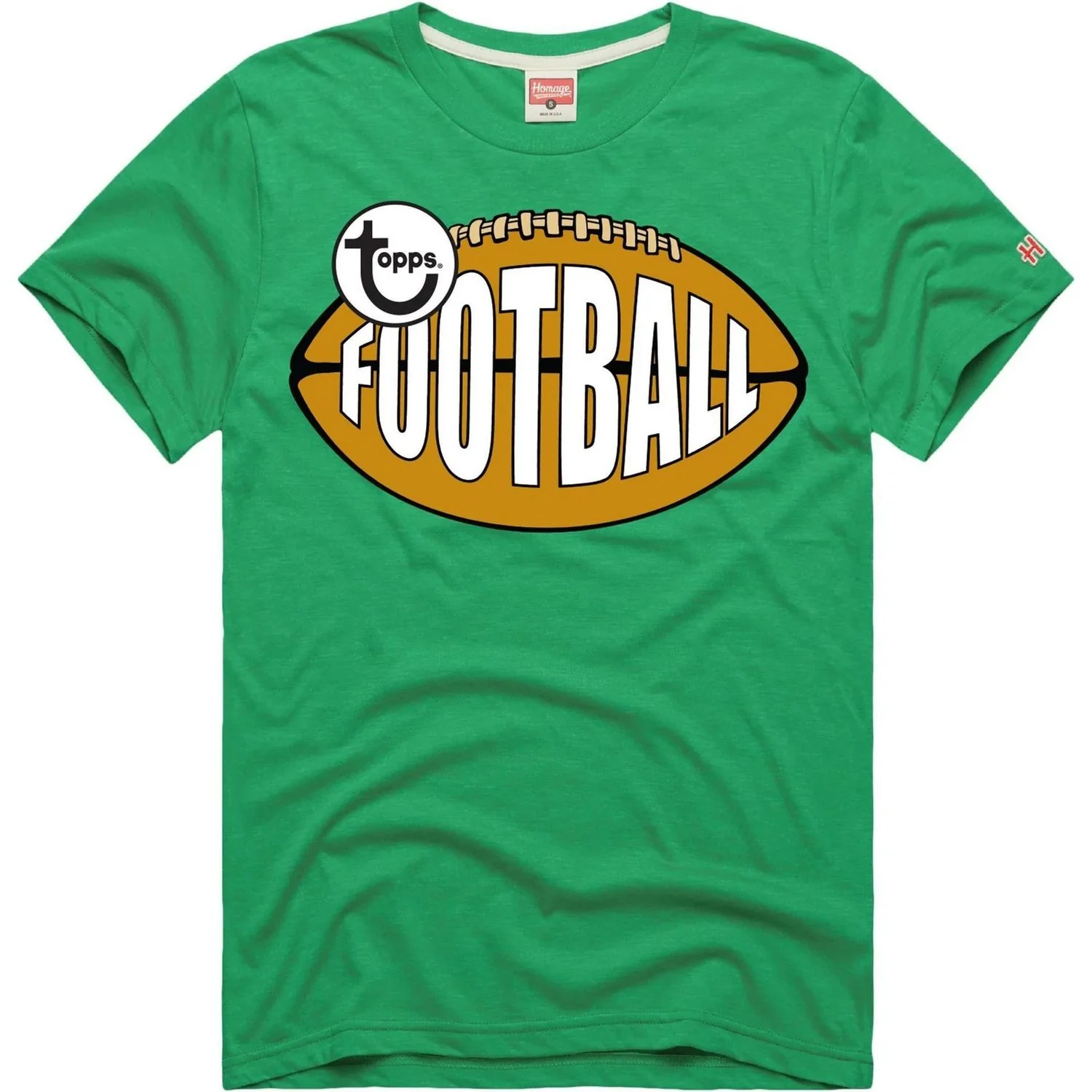 Topps Heritage Football T-Shirt (Green) - 3XL