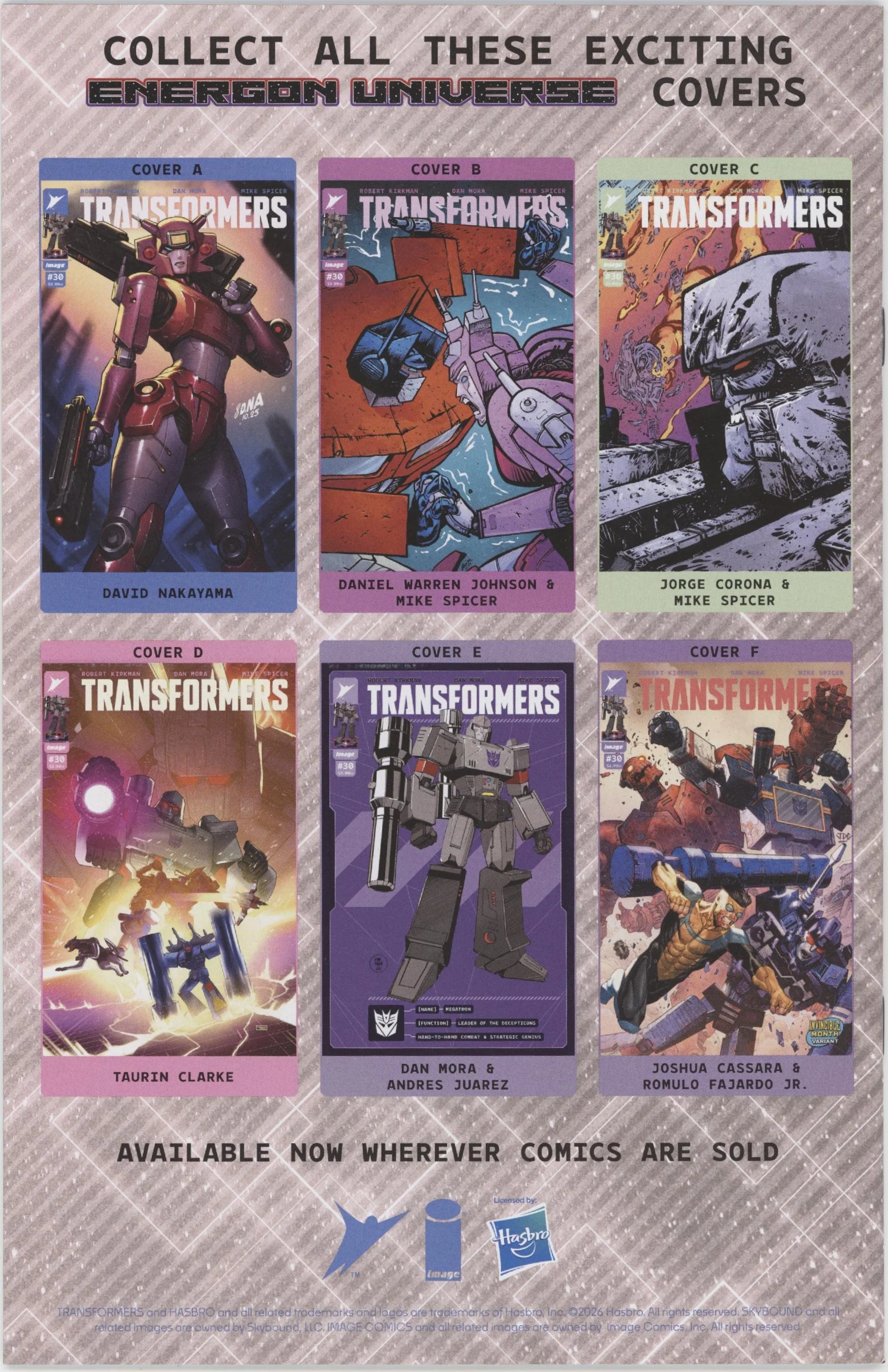 Transformers #30 Cover D 1 in 25 Taurin Clarke Variant - Image 2