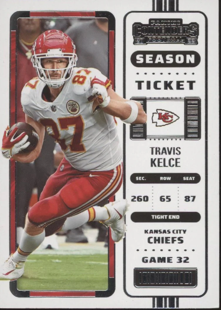 Travis Kelce Football Lot of 10 - Image 3