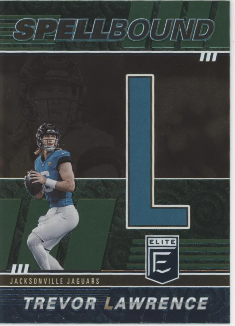 Trevor Lawrence 2022 Panini Donruss Elite Spellbound "LAWRENCE" Lot - Image 2