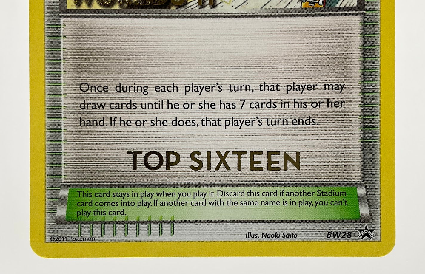 Tropical Beach Pokemon Worlds 11 Top Sixteen Promo BW28 #2 - Image 6