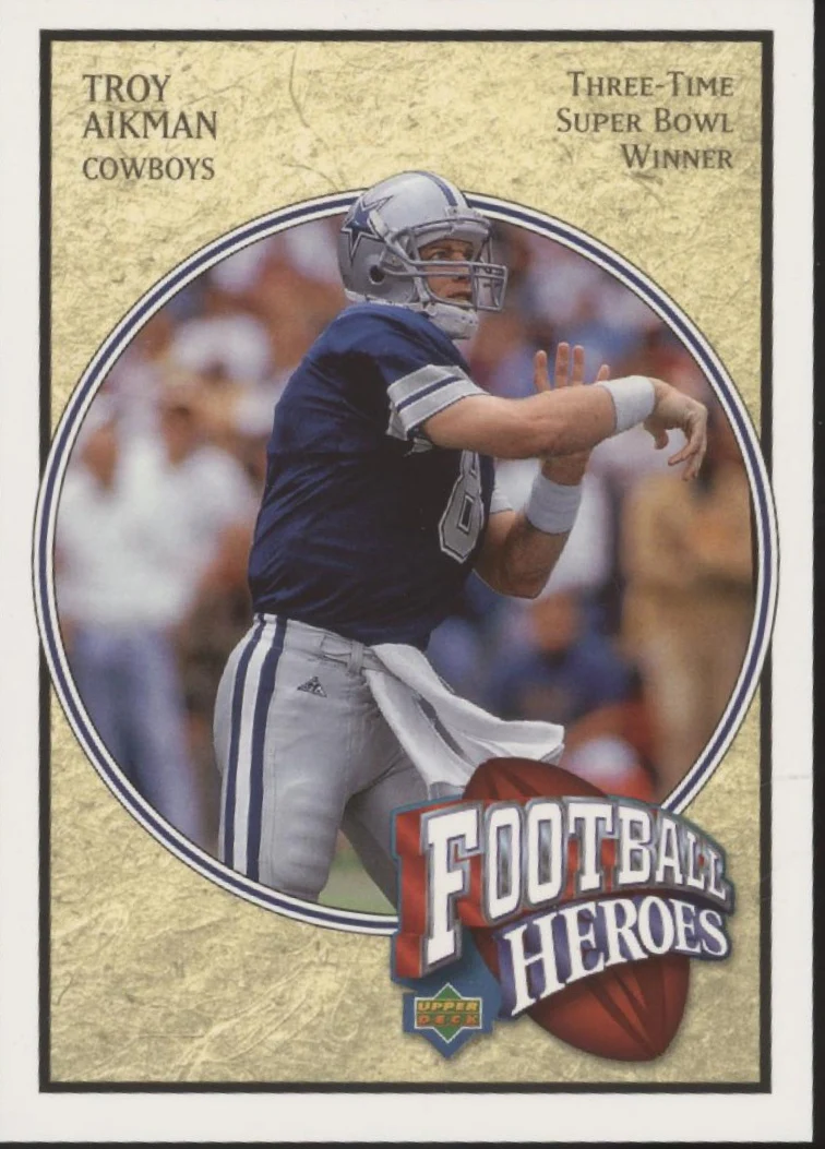 Troy Aikman Football Lot of 10 - Image 2