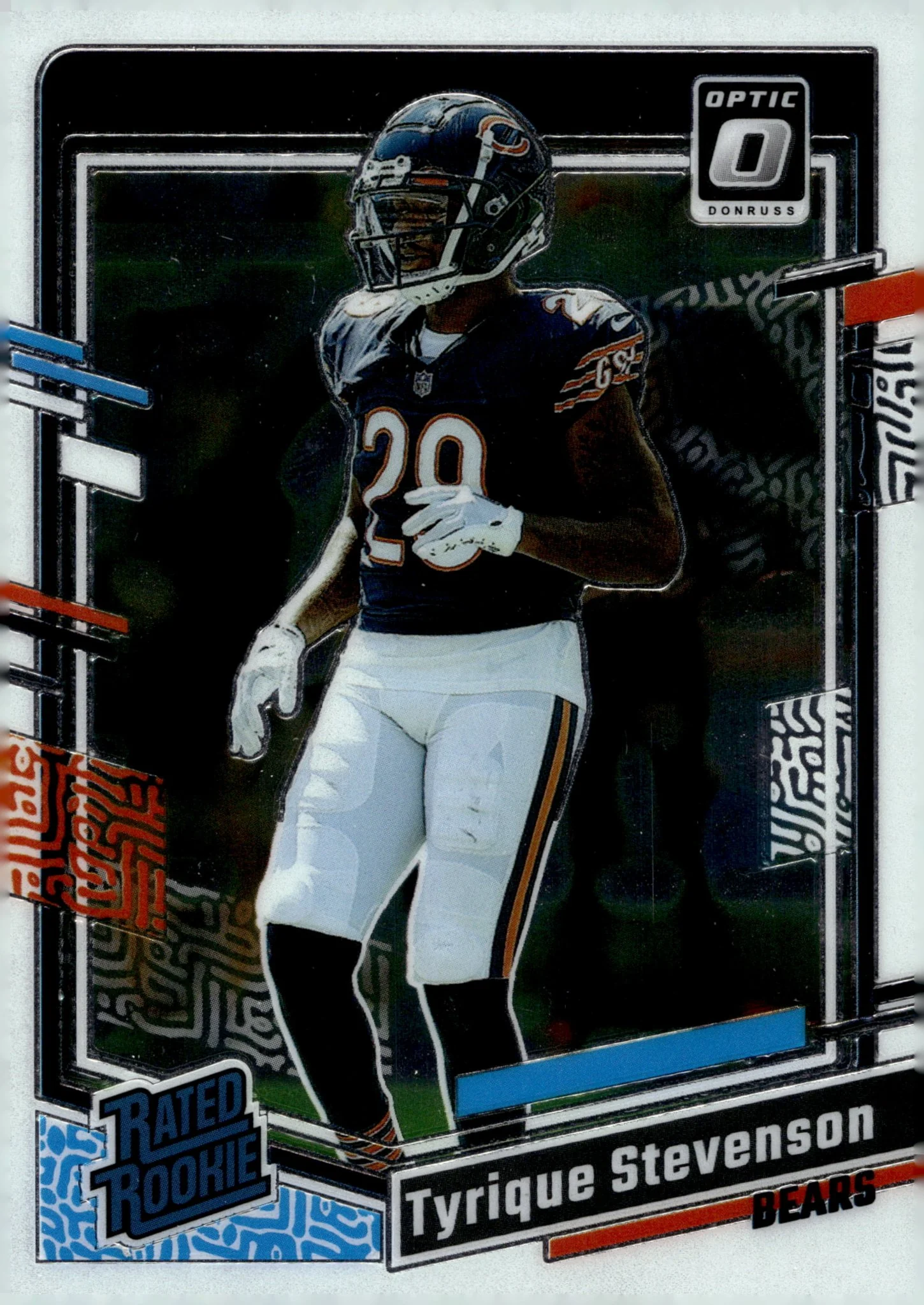 Tyrique Stevenson 2023 Panini Donruss Optic Rated Rookie RC #219
