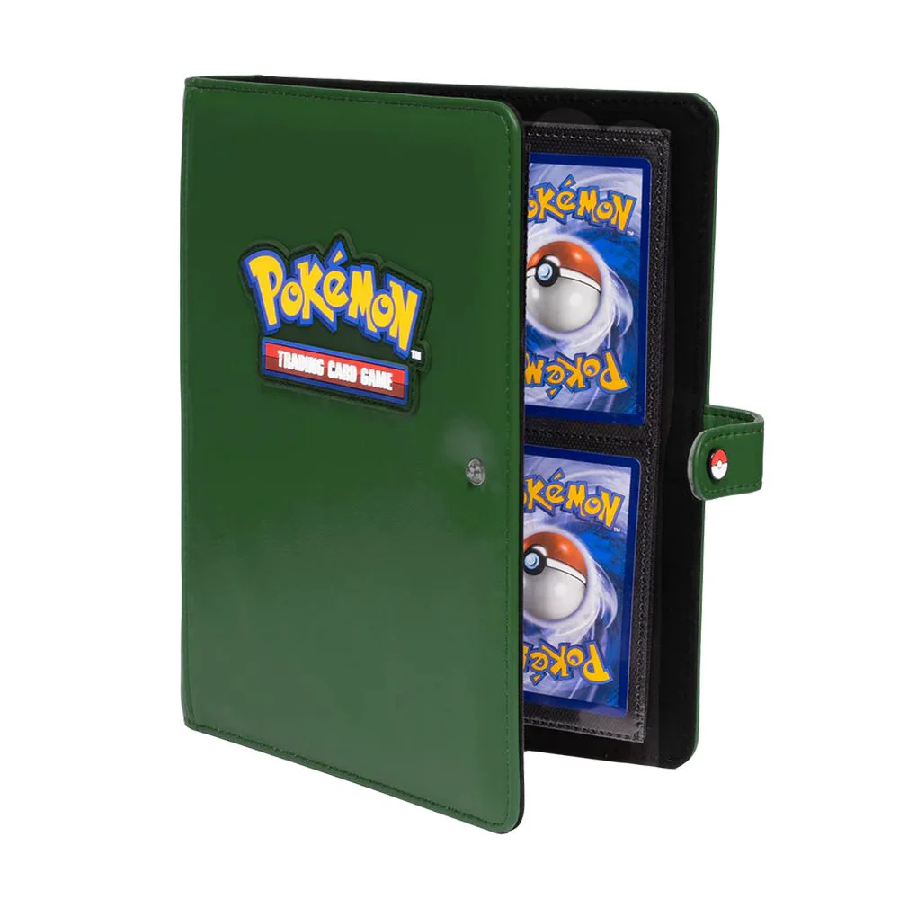 Ultra Pro: 4-Pocket Premium Snap Binder Pokemon Green - Image 2