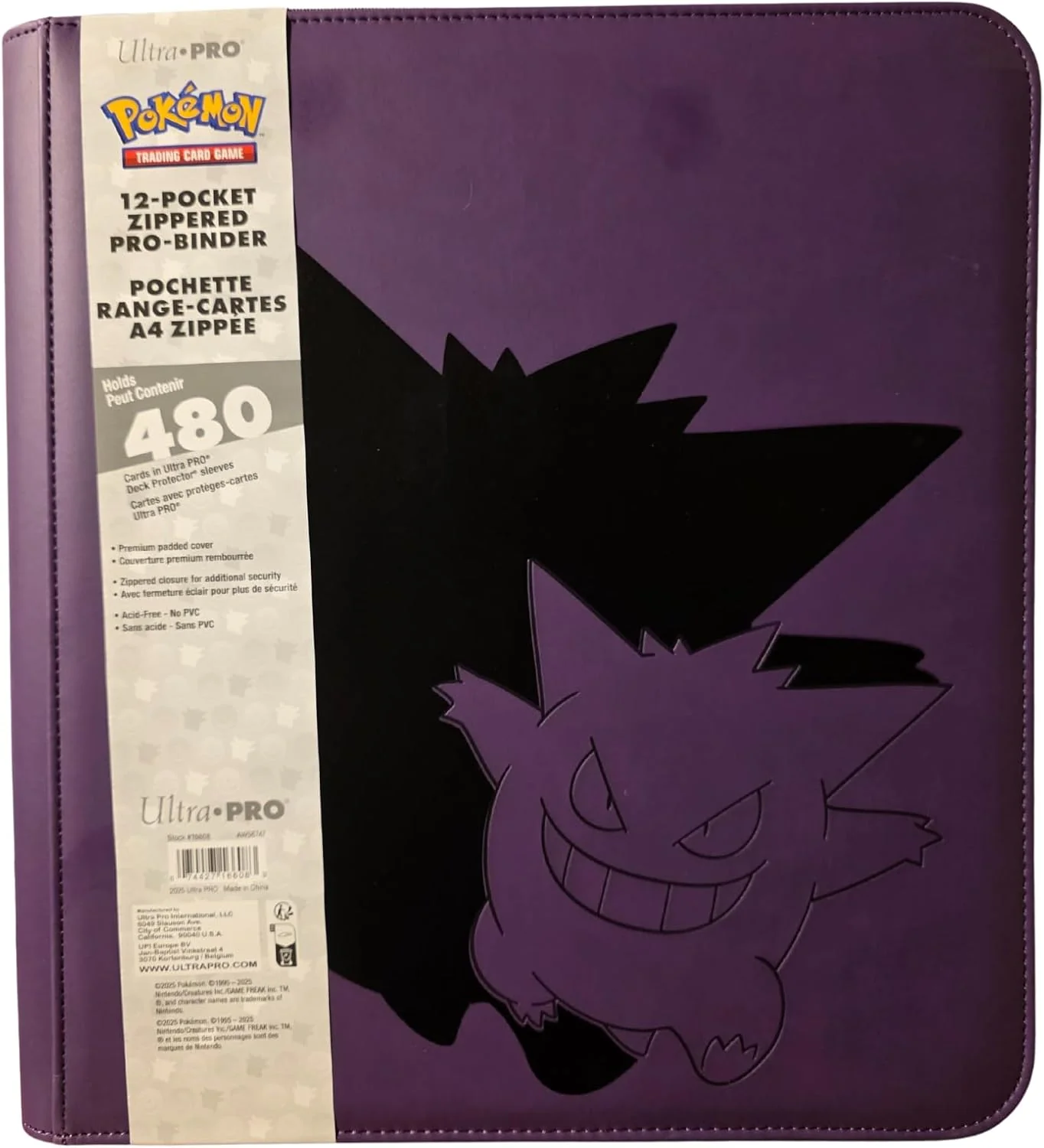 Ultra Pro Pokemon 12 Pocket Pro Binder - Gengar - Image 2