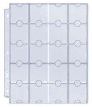 Ultra Pro: Platinum Series 20-Pocket Pages (10ct) for Coins and Tokens