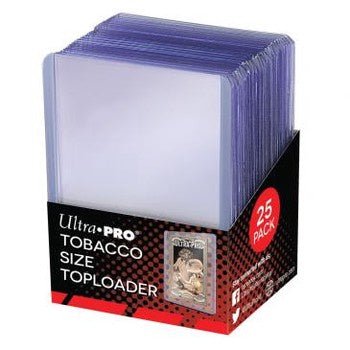 Ultra Pro: Tobacco Size Toploaders (25ct)