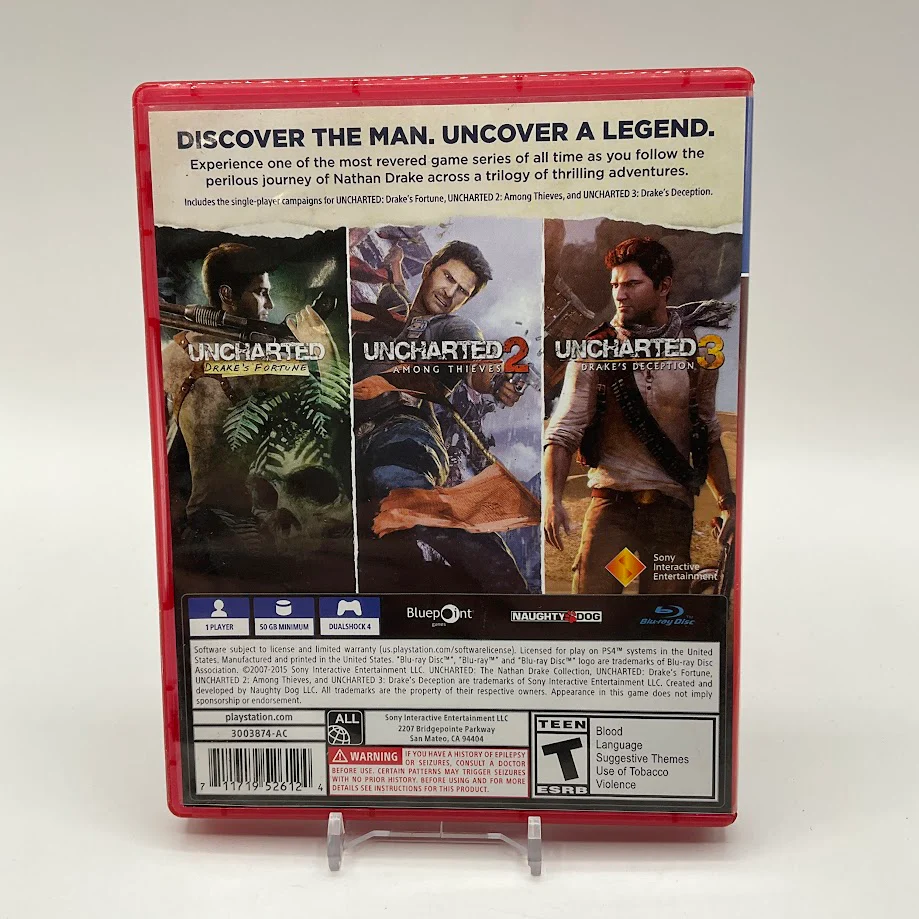 Uncharted the Nathan Drake Collection [Playstation Hits] Playstation 4 Used - Image 2
