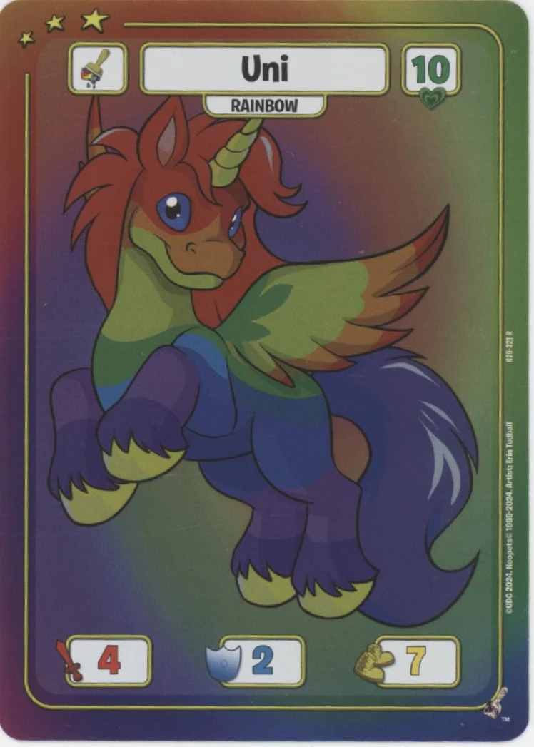 Uni Neopets Battledome TCG 25th Anniversary N25-221 #1