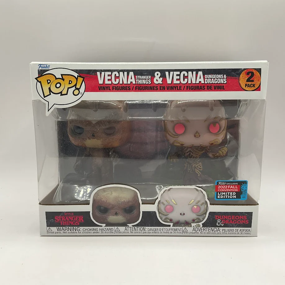 Vecna Stranger Things & Vecna Dungeons & Dragons Funko Pop! 2 Pack 2022 Fall