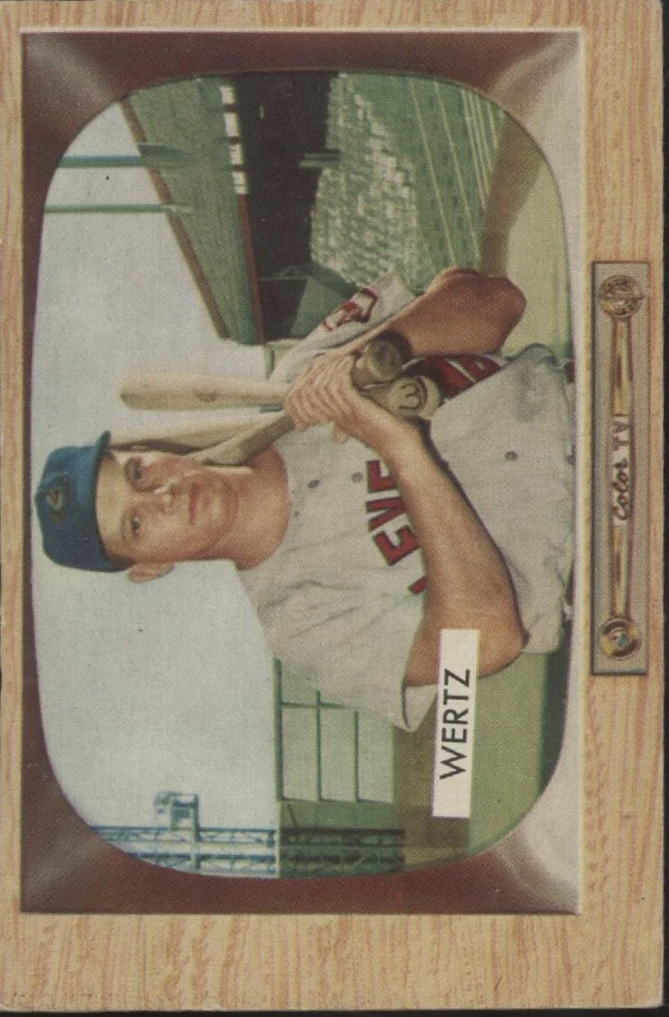 Vic Wertz 1955 Bowman #40 Cleveland Indians VG-EX