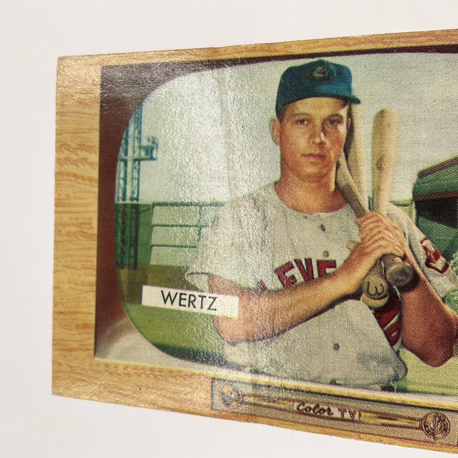 Vic Wertz 1955 Bowman #40 Cleveland Indians VG-EX - Image 3