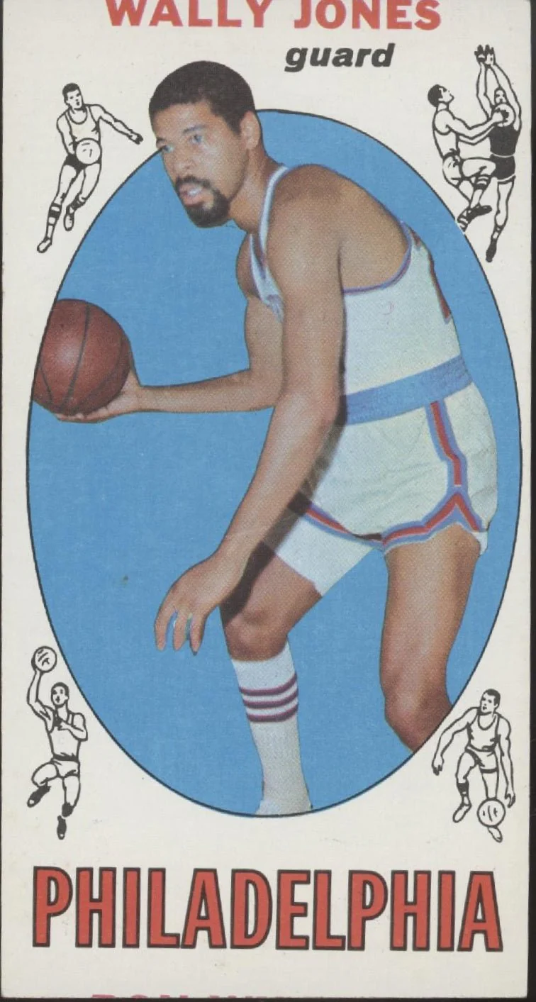 Wally Jones 1969-70 Topps Oversized RC #54 Philadelphia 76ers VG-EX