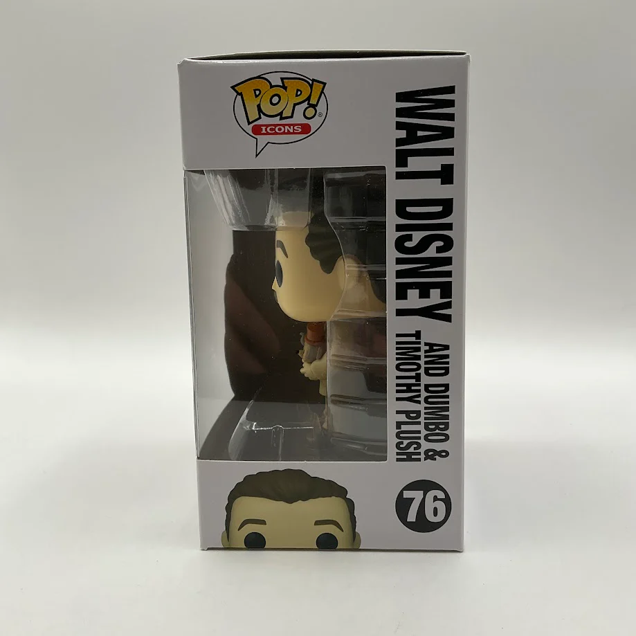 Walt Disney & Dumbo & Timothy Plush Funko Pop! Disney 100 #76 - Image 2