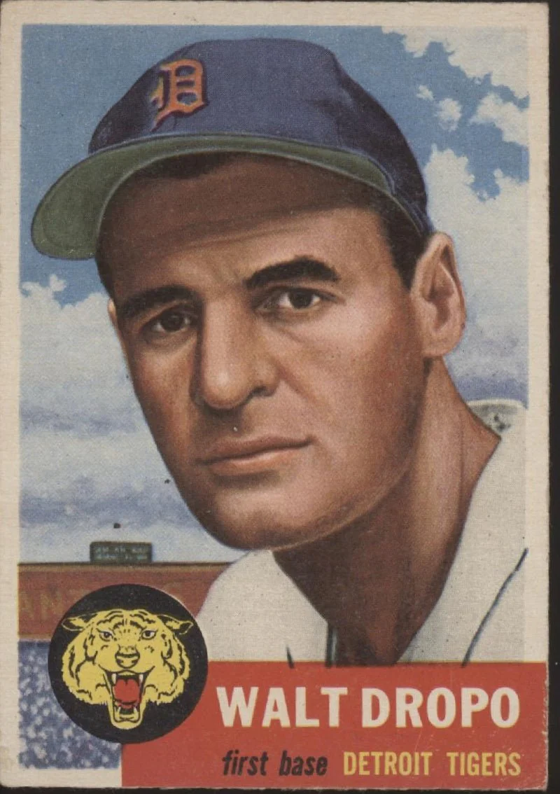 Walt Dropo 1953 Topps #121 Detroit Tigers VG-EX