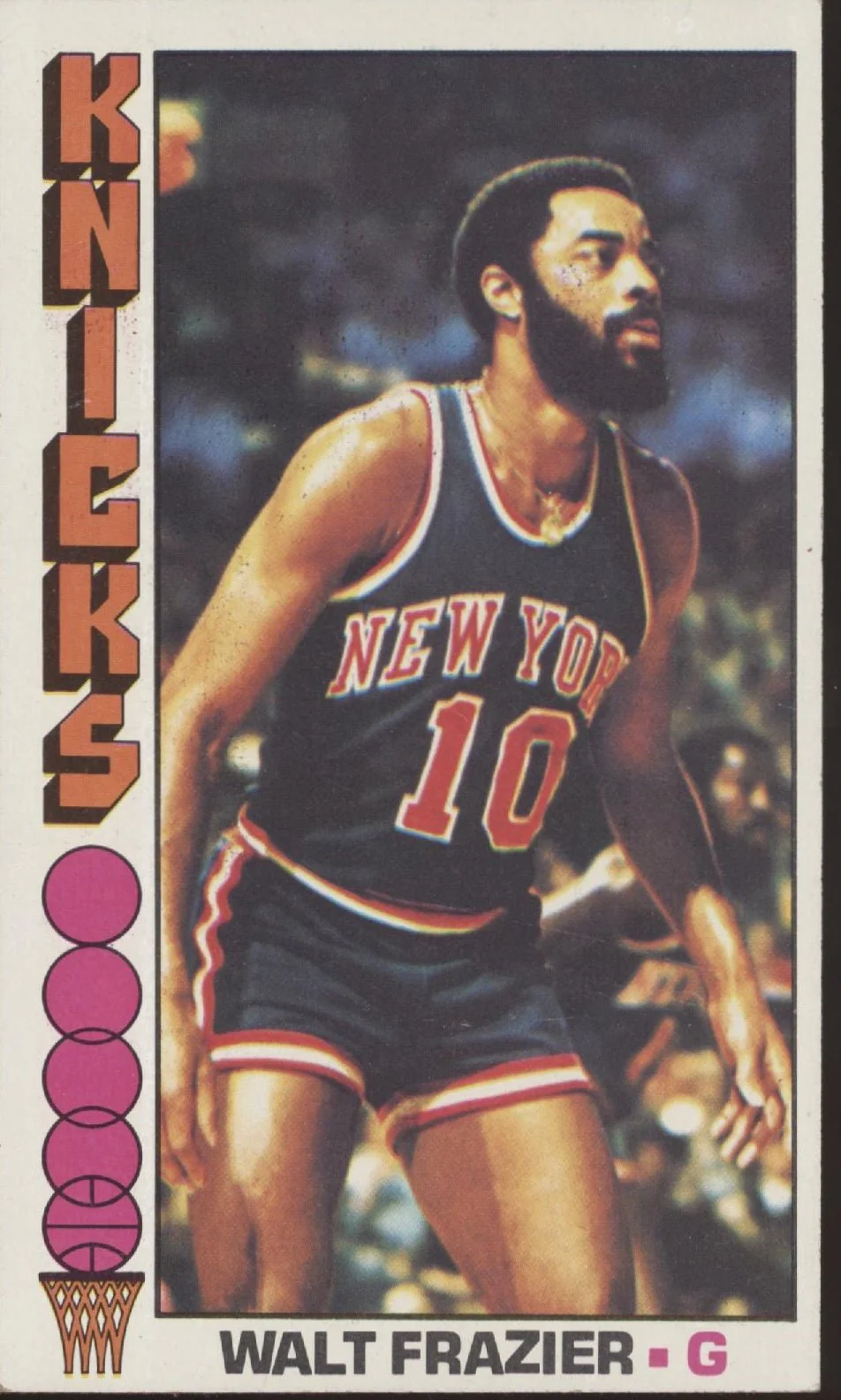 Walt Frazier 1976-77 Topps Oversized #64 New York Knicks EX