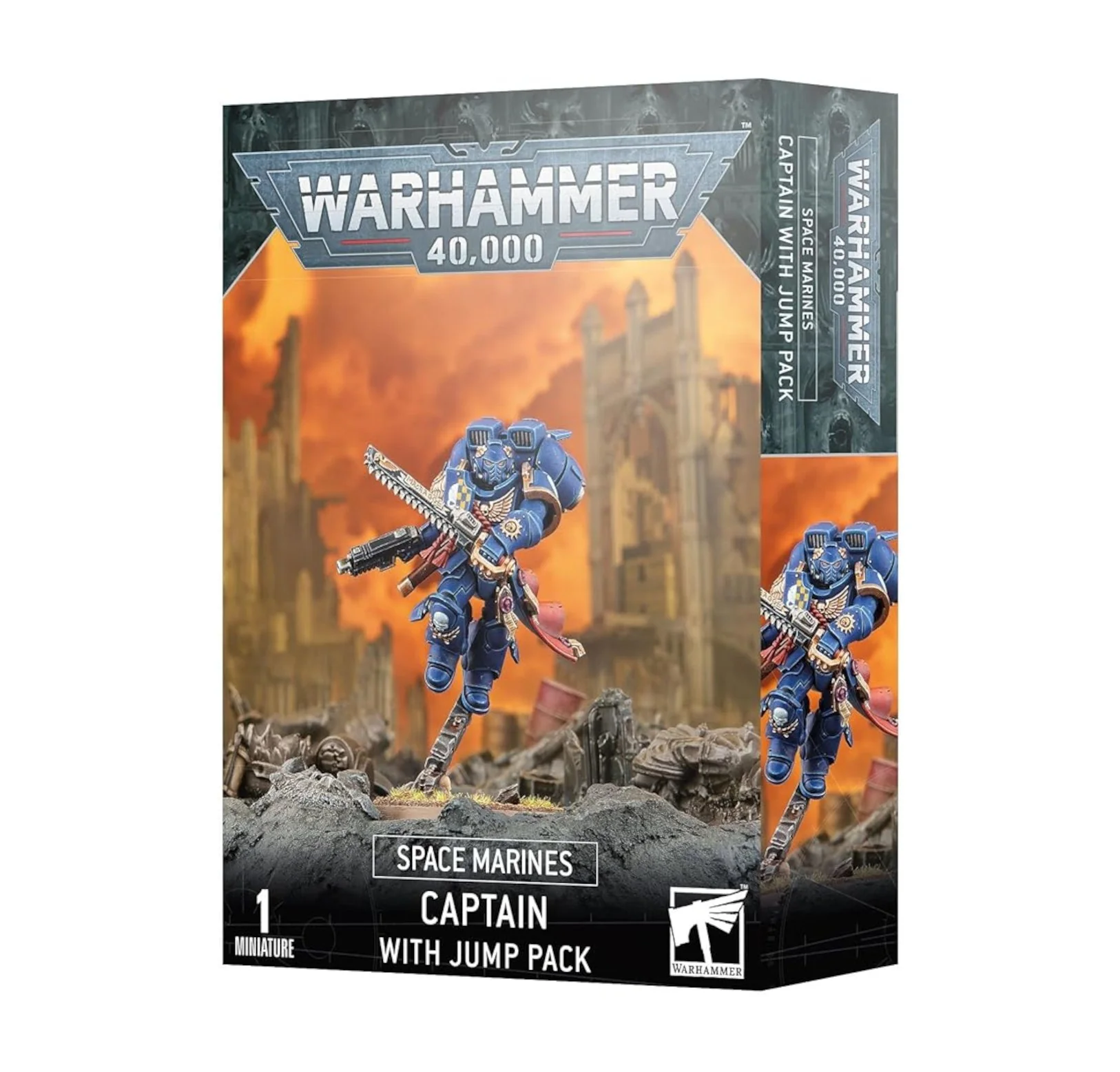 Warhammer 40K: Space Marines - Captain with Jump Pack