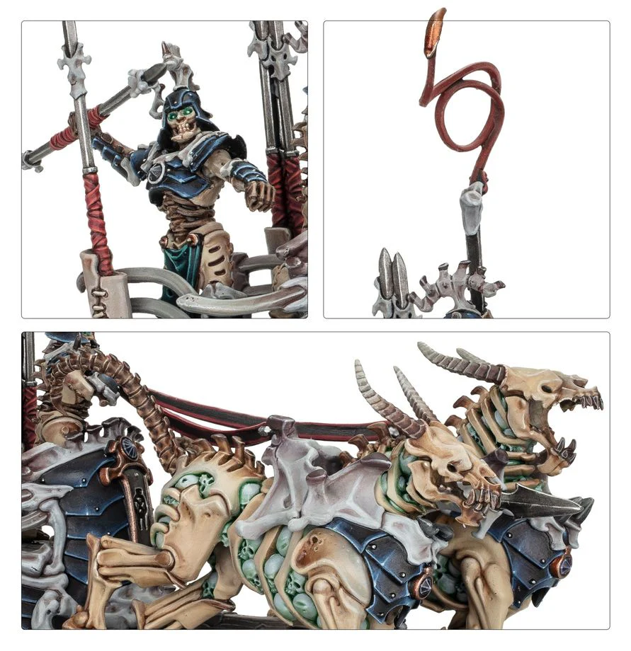 Warhammer Age of Sigmar: Ossiarch Bonereapers - Liege-Kavalos on War Chariot - Image 3