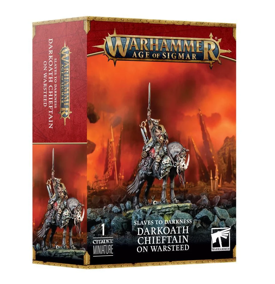 Warhammer Age of Sigmar: Slaves to Darkness - Darkoath Chieftan on Warsteed