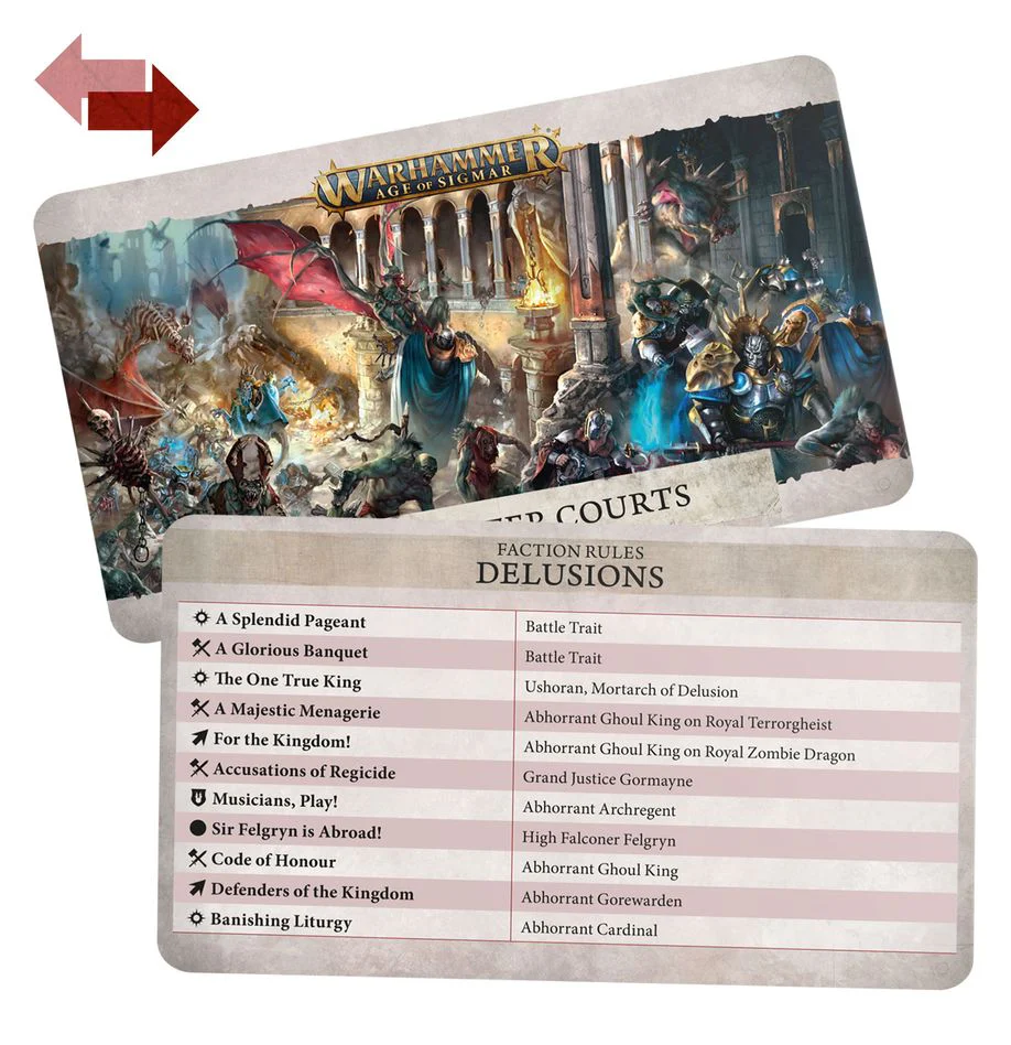 Warhammer Age of Sigmar: Warscroll Cards - Flesh-eater Courts - Image 2