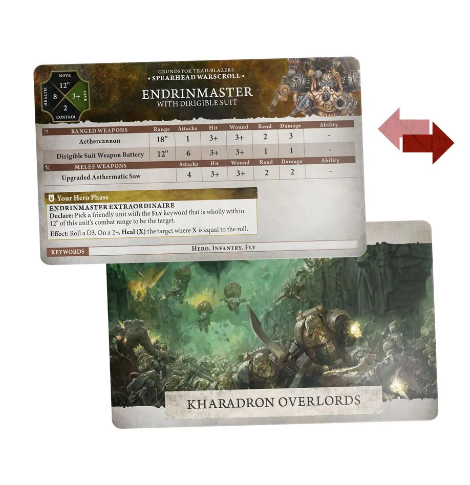 Warhammer Age of Sigmar: Warscroll Cards - Kharadron Overlords - Image 2