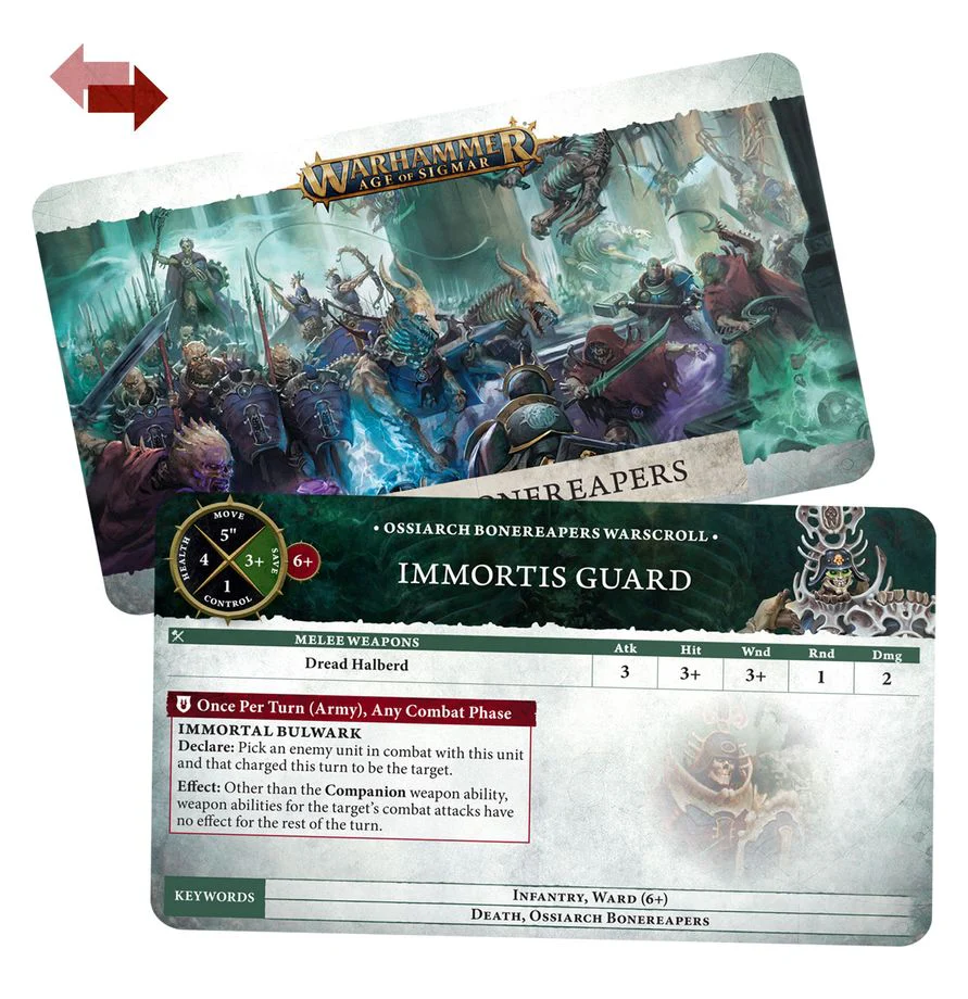 Warhammer Age of Sigmar: Warscroll Cards - Ossiarch Bonereapers - Image 2