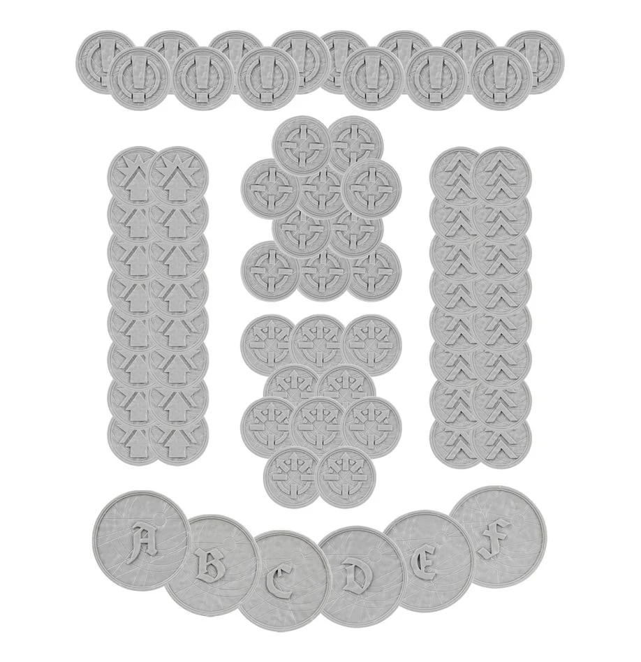 Warhammer The Horus Heresy: Legions Imperialis: Order Tokens and Objective Markers - Image 2