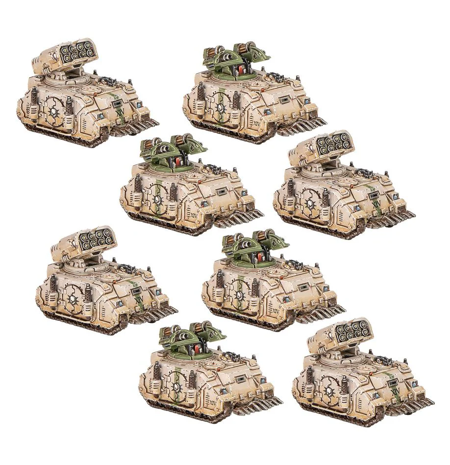 Warhammer The Horus Heresy: Legions Imperialis: Whirlwind and Scorpius Missile Tank Squadrons - Image 2
