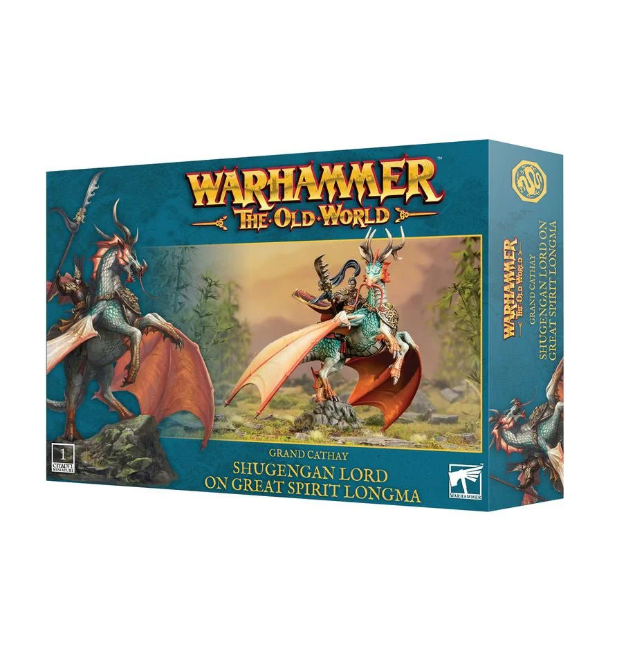 Warhammer The Old World: Shugengan Lord on Great Spirit Longma