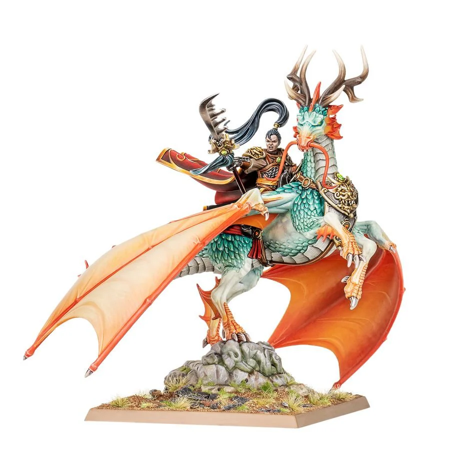Warhammer The Old World: Shugengan Lord on Great Spirit Longma - Image 2