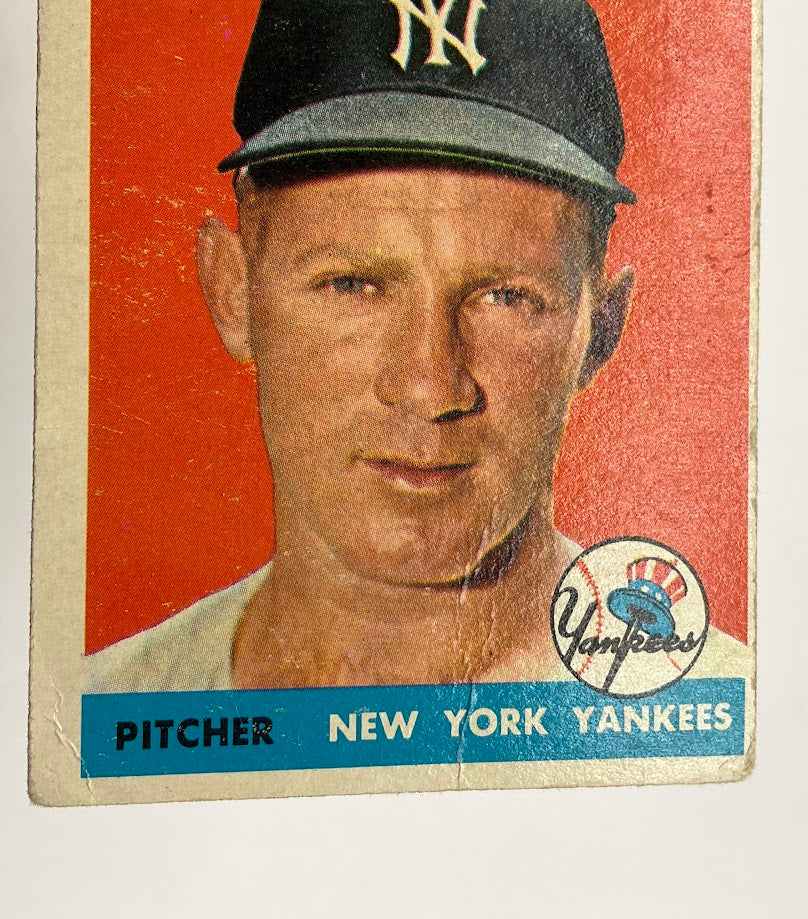 Whitey Ford 1958 Topps #320 New York Yankees GD - Image 3
