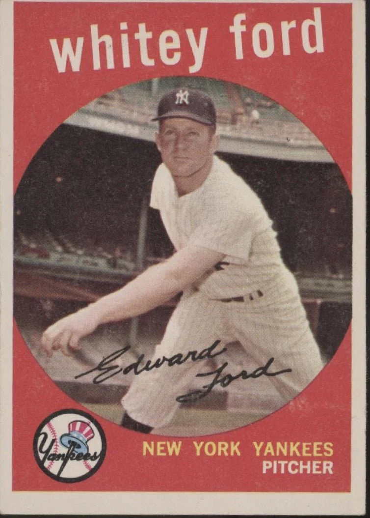 Whitey Ford 1959 Topps #430 New York Yankees EX