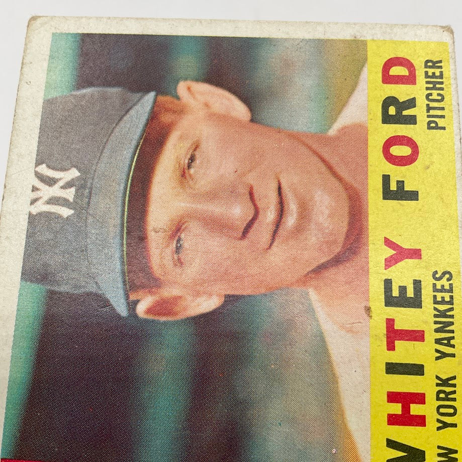 Whitey Ford 1960 Topps #35 New York Yankees VG #2 - Image 3