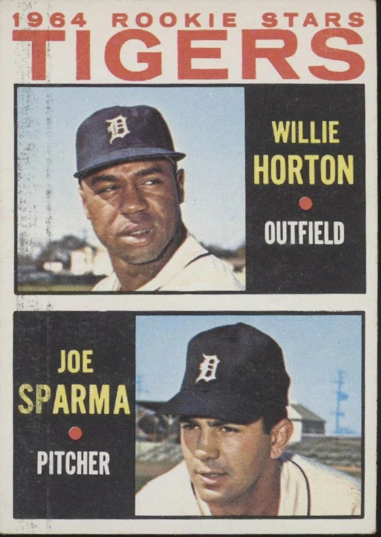 Willie Horton / Joe Sparma 1964 Topps Rookie Stars RC #512 VG-EX