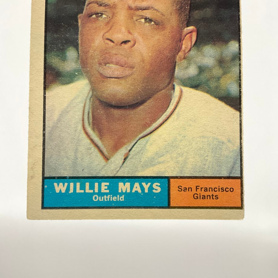 Willie Mays 1961 Topps #150 San Francisco Giants GD - Image 4