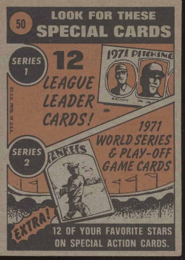 Willie Mays 1972 Topps In Action #50 San Francisco Giants VG-EX - Image 2
