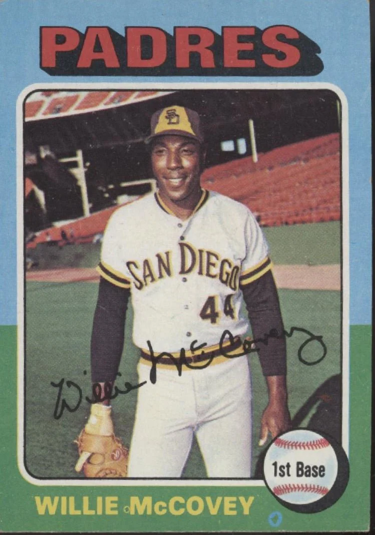 Willie McCovey 1975 Topps #450 San Diego Padres VG-EX