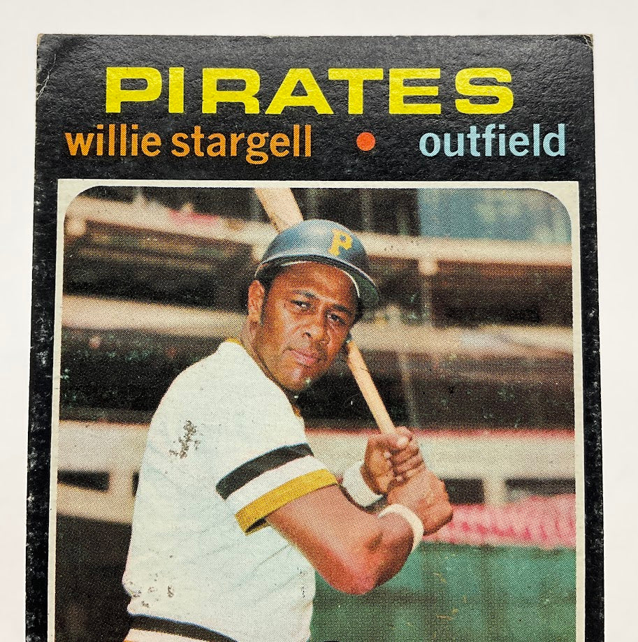 Willie Stargell 1971 Topps #230 Pittsburgh Pirates VG - Image 3