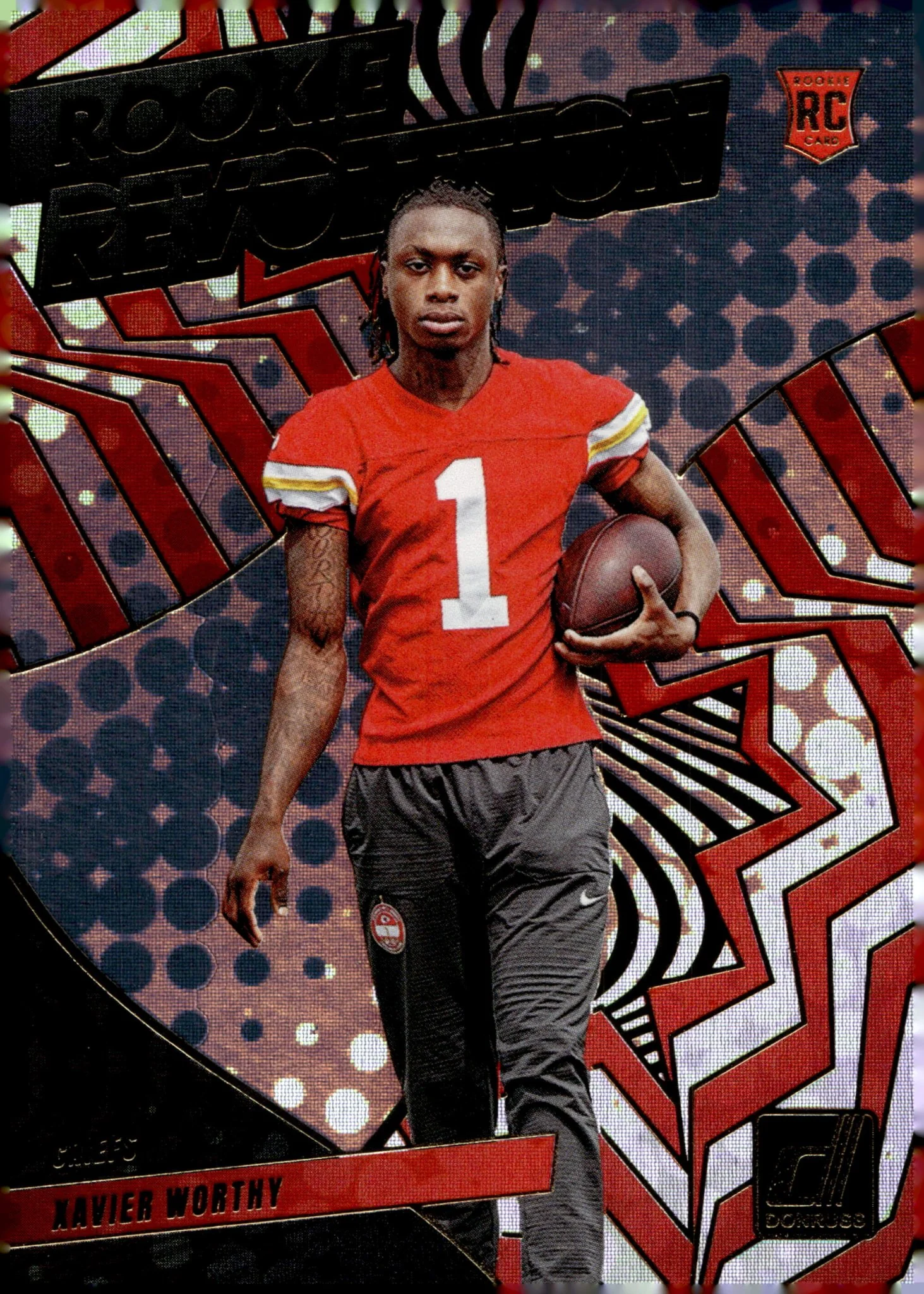 Xavier Worthy 2024 Panini Donruss Rookie Revolution RC #16