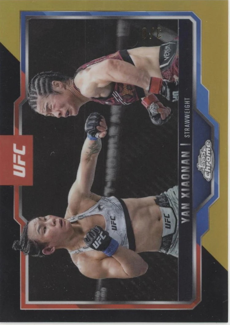 Yan Xiaonan 2025 Topps Chrome Gold Refractor 3/8 #35